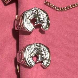 New silver ring for man